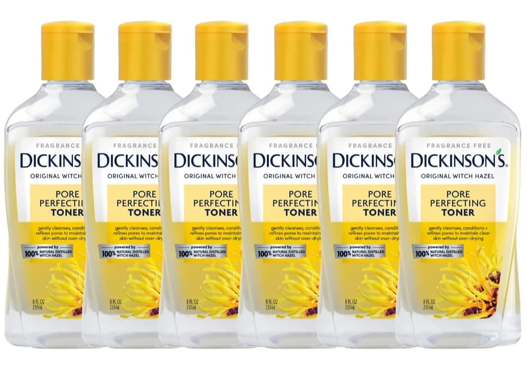 Dickinson's Original Witch Hazel Pore Perfecting Toner 946ml (32 Fl Oz) | Natural Distilled Witch Hazel for Oily & Sensitive Skin