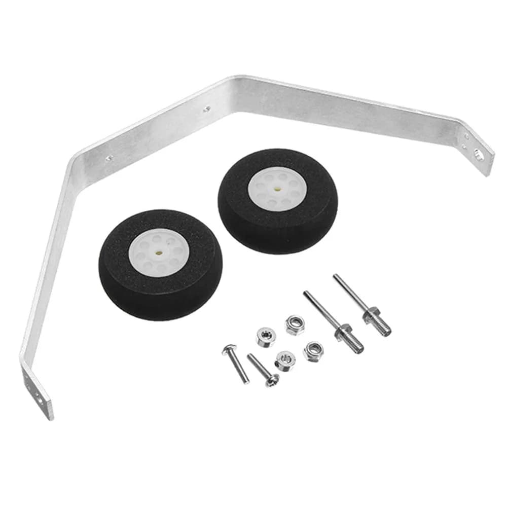 AONTOKY Aluminum Landing Gear Wheel Kit for RC Airplane 25-40 Class | Durable Lightweight Aircraft Parts - main product image