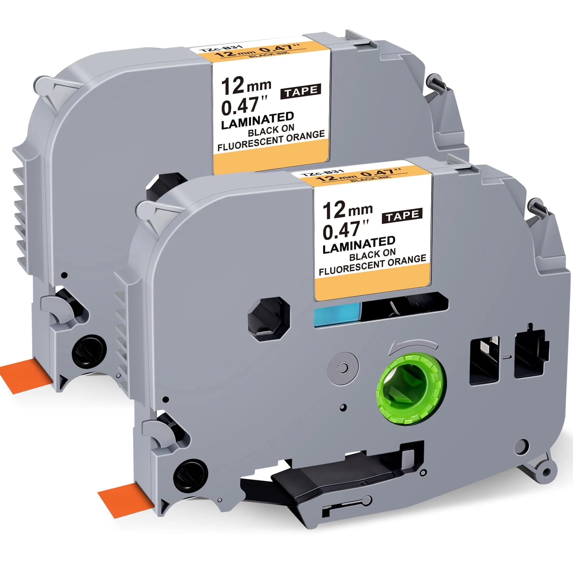 TITBIT Compatible with Brother P Touch TZe-231 12mm Laminated Color Tape | Durable & Water-Resistant (70-120 chars)