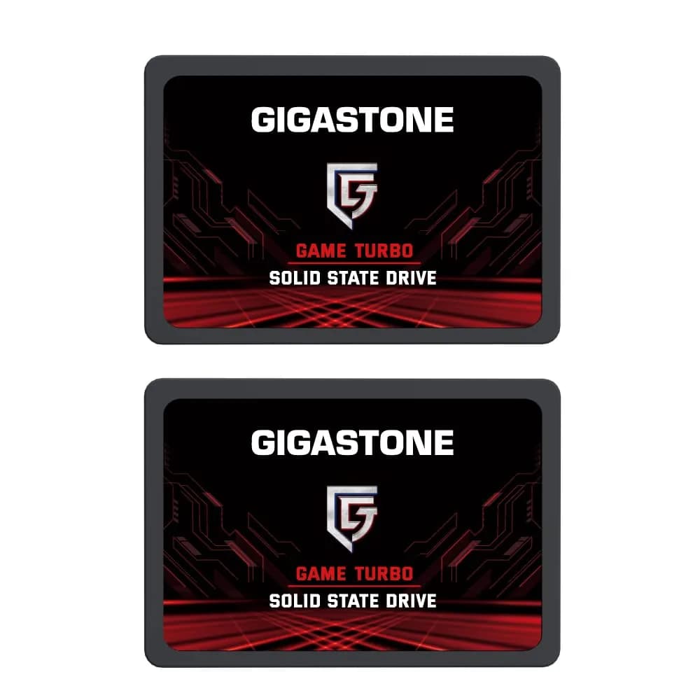 Gigastone 128GB Game Turbo SSD 2-Pack | Up to 500MB/s with SLC Caching for Gaming & PC - main product image