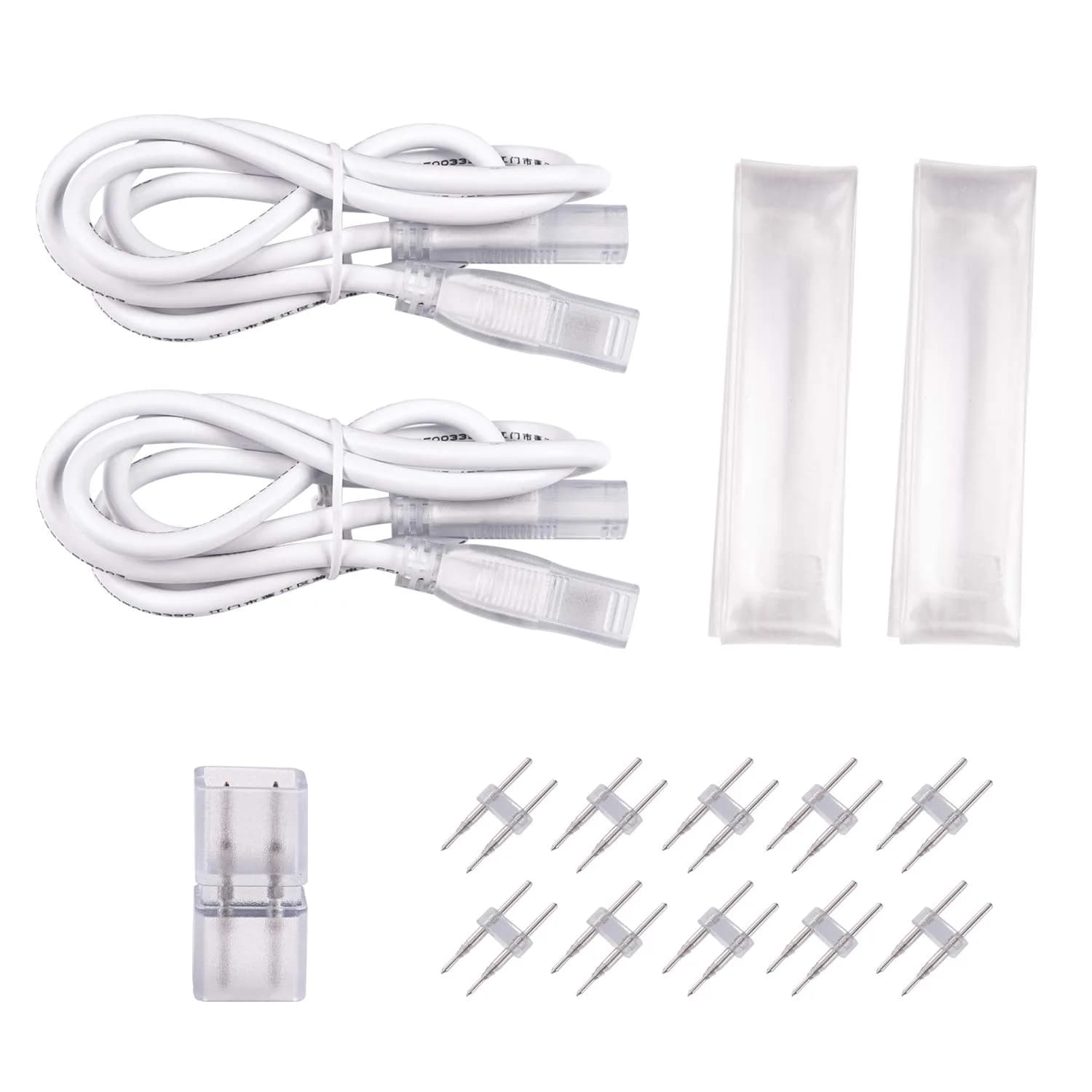 Shine Decor LED Strip Lights Connector Kit for 6x10mm Single Color Strips | ETL Certified - main product image