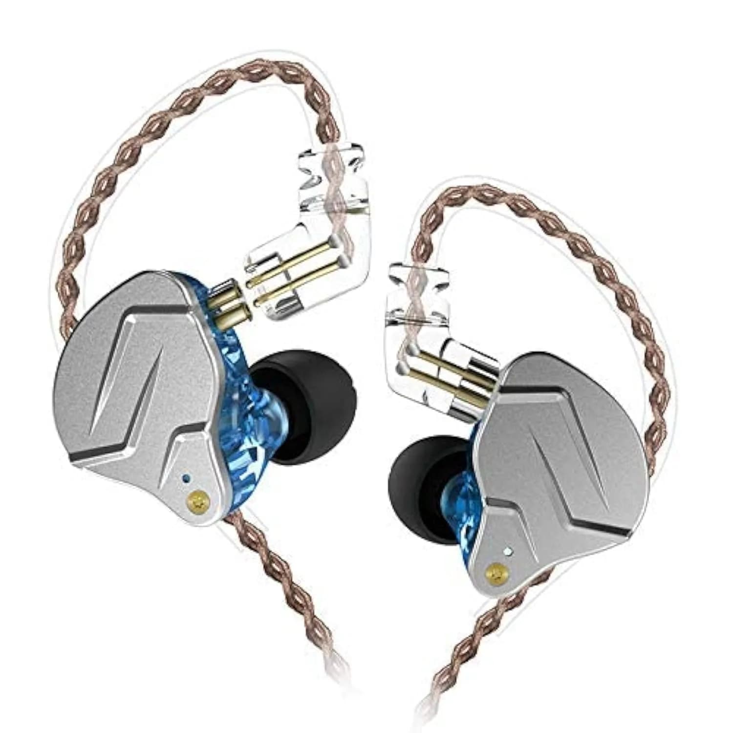 CCA ZSN Pro Dual Drivers 1BA 1DD Wired In-Ear Earphones with Detachable Cable | HiFi Power Bass, 25 ohm