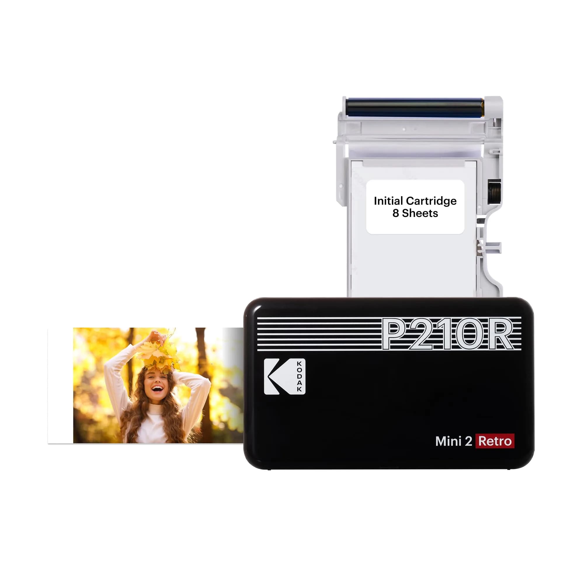 KODAK Mini 2 Retro Portable Photo Printer Yellow | 2x3 Inch Prints, 4PASS Dye Sublimation