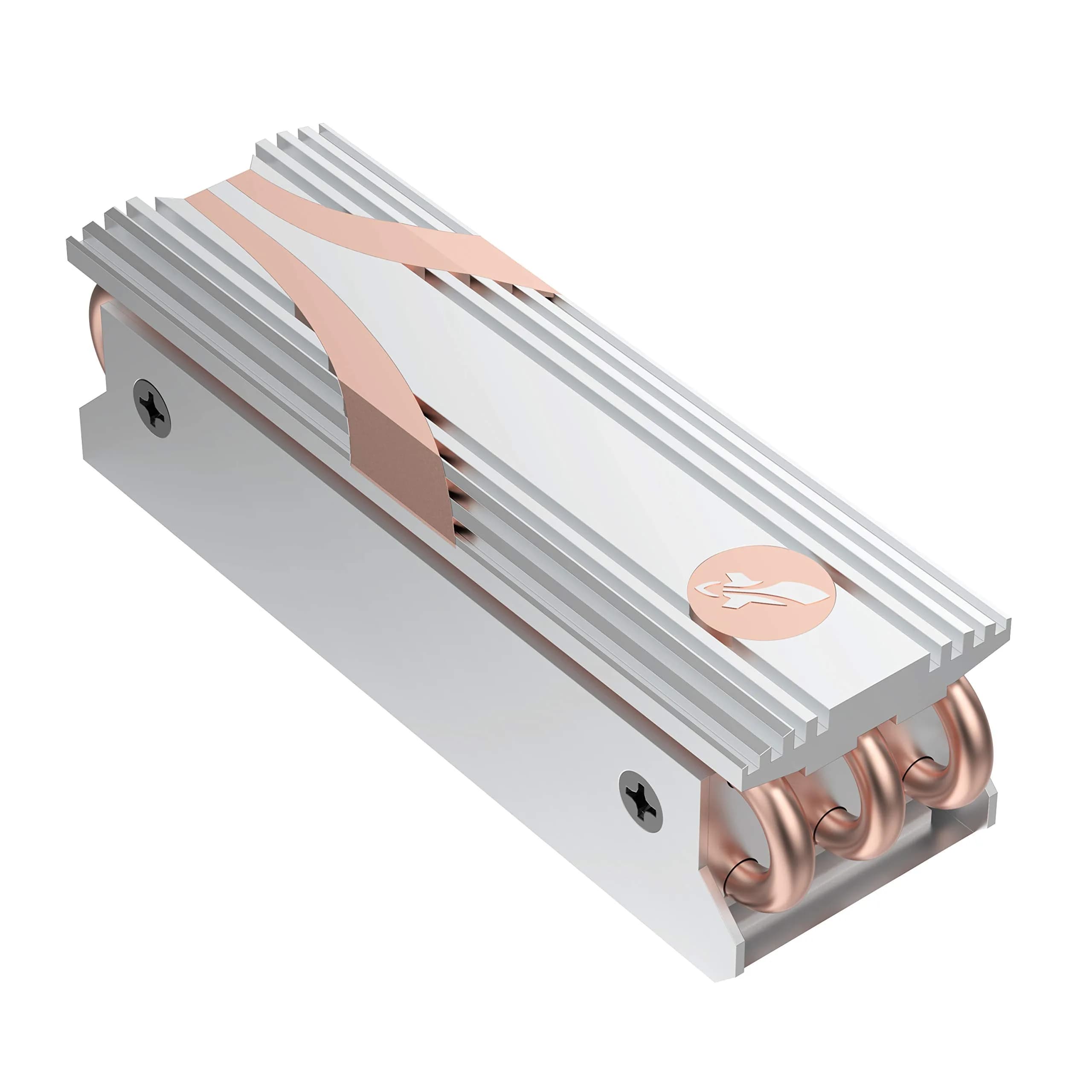 SABRENT M.2 2280 SSD Rocket Heatsink Silver (SB-HTSS) | Dissipates Heat for Peak NVMe Performance - main product image