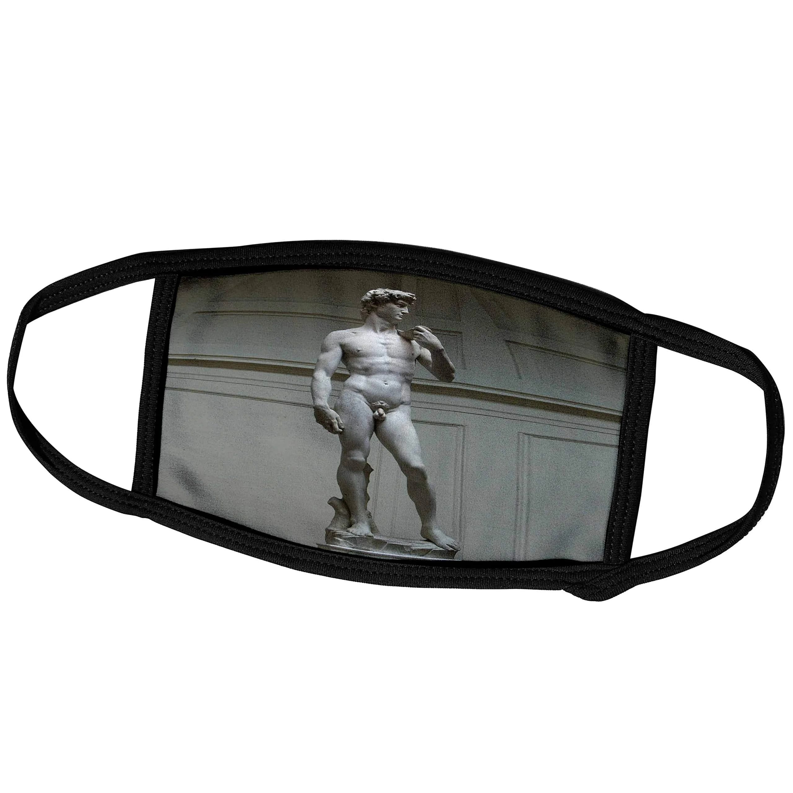 3dRose Michaelangelos David Statue Face Mask 7.25x4.7-inch | Custom Artistic Style - main product image