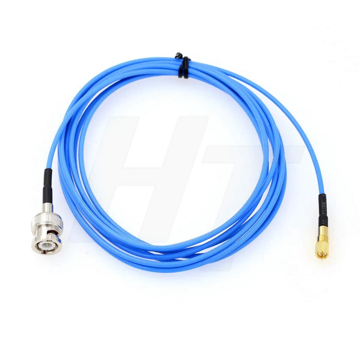 HangTon BNC Male to 90-Degree Microdot 10-32 Angled Cable 5m (16.4 ft) | For Accelerometer Transducer Acoustic Vibration Test