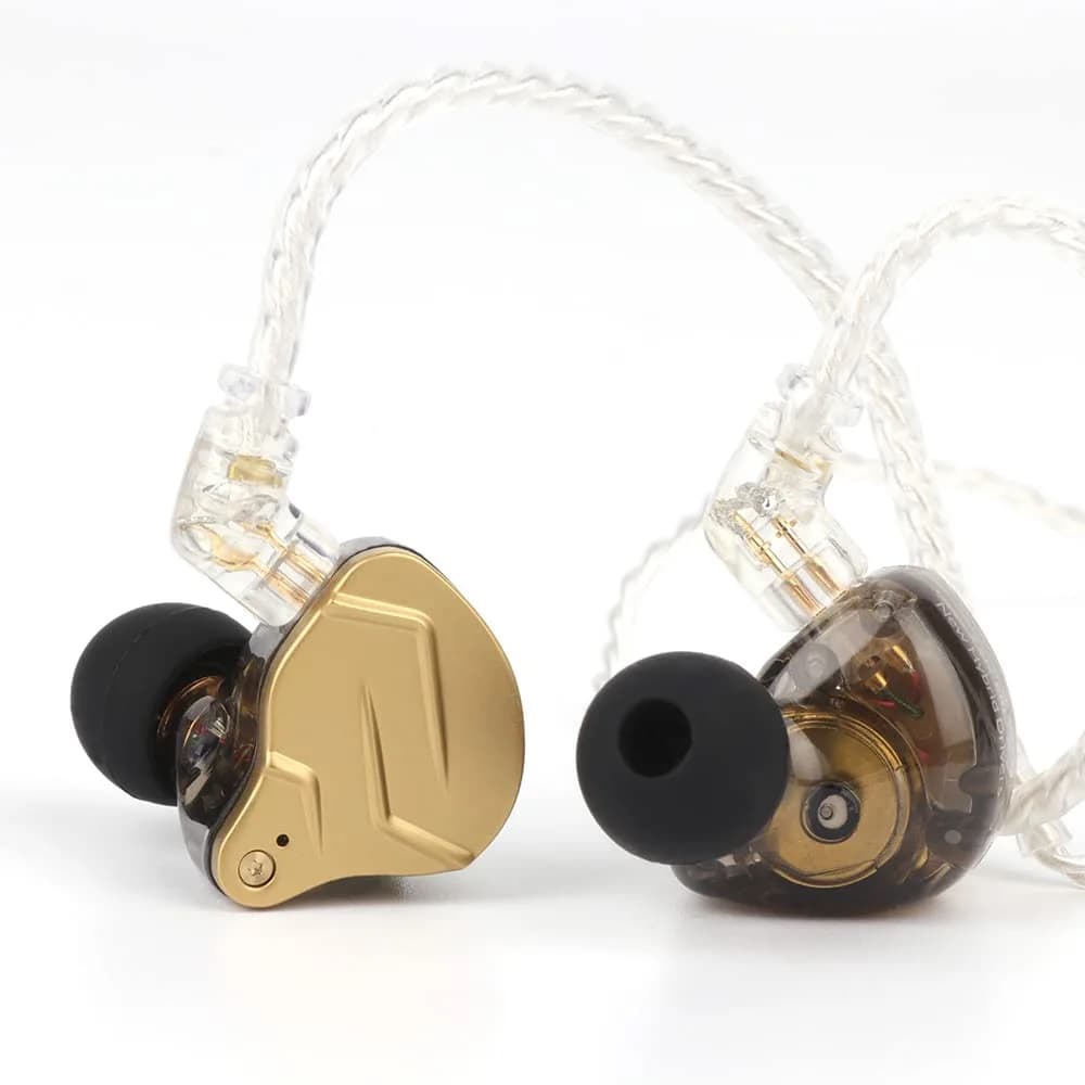 Linsoul KZ ZSN PRO X Wired In-Ear Monitor Headphones 1BA+1DD Hybrid Driver (Grey)