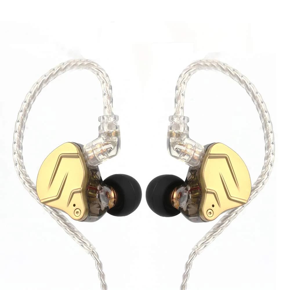 Linsoul KZ ZSN PRO X Wired In-Ear Monitor Headphones 1BA+1DD Hybrid Driver (Grey)