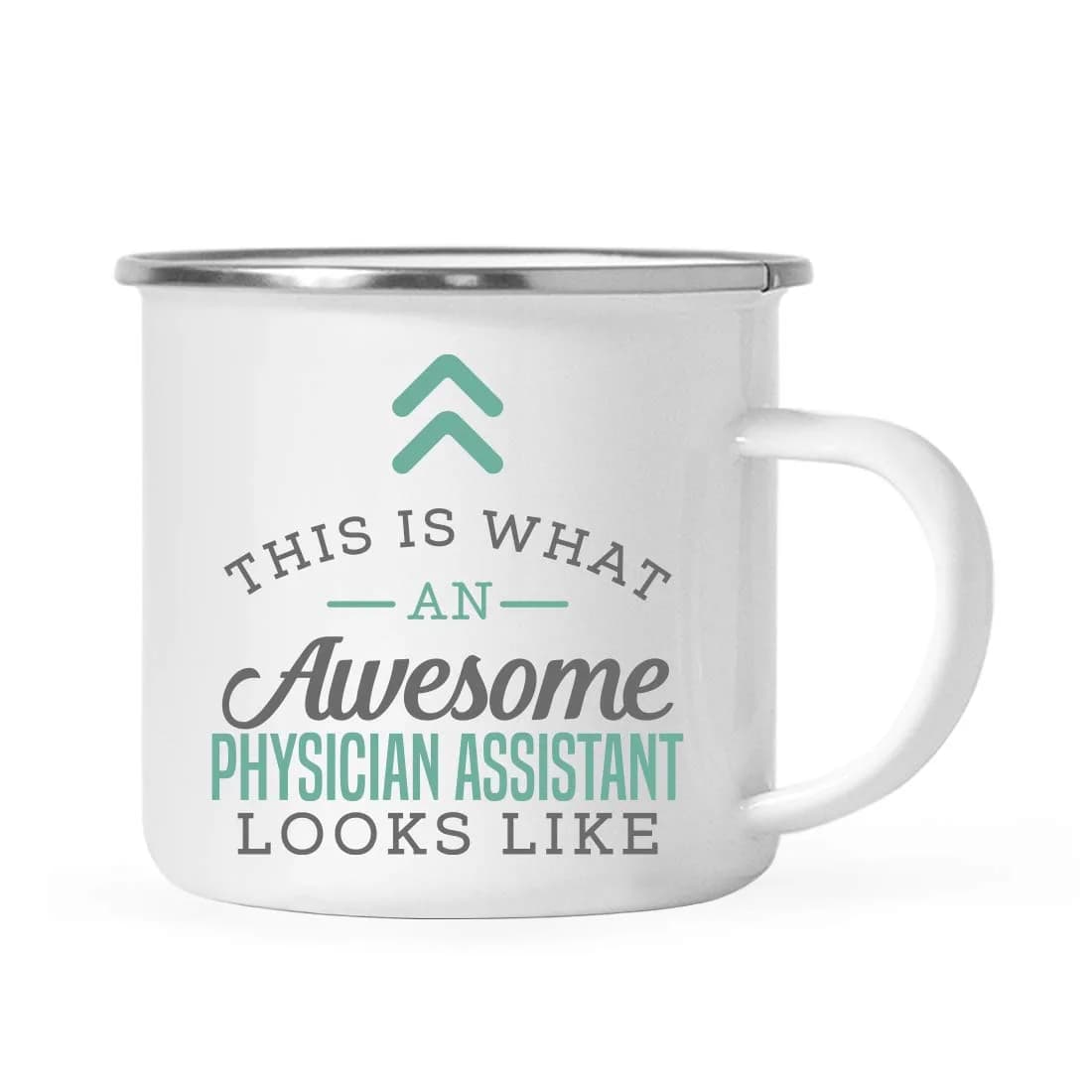 Andaz Press 11oz. Stainless Steel Campfire Coffee Mug Gift, This Is What An Awesome Physician Assistant Looks Like, 1-Pack