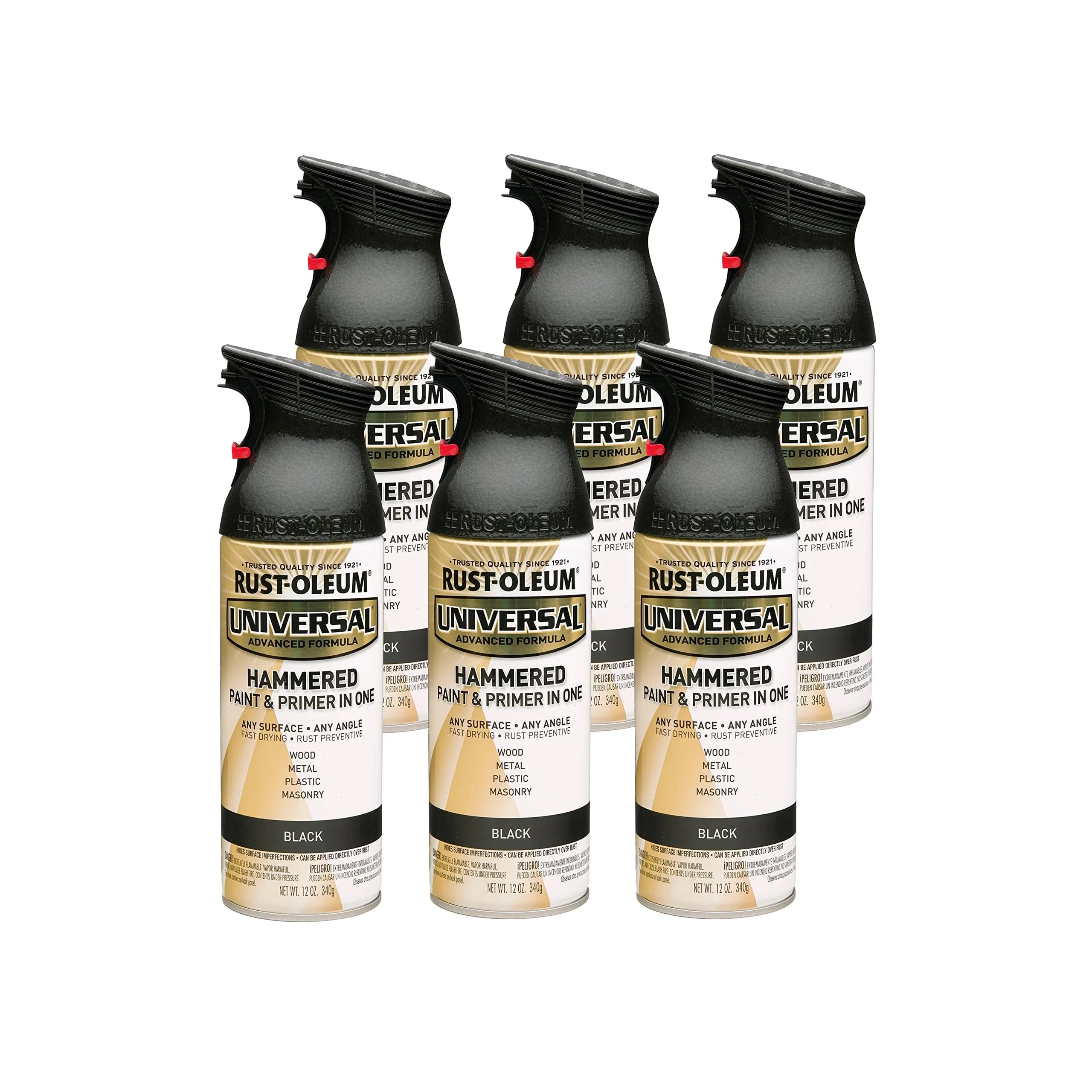 Rust-Oleum Universal All Surface Clear Topcoat Spray 11 oz (325 ml) Frosted Pearl Clear | Professional Grade Paint for Wood, Metal, Plastic
