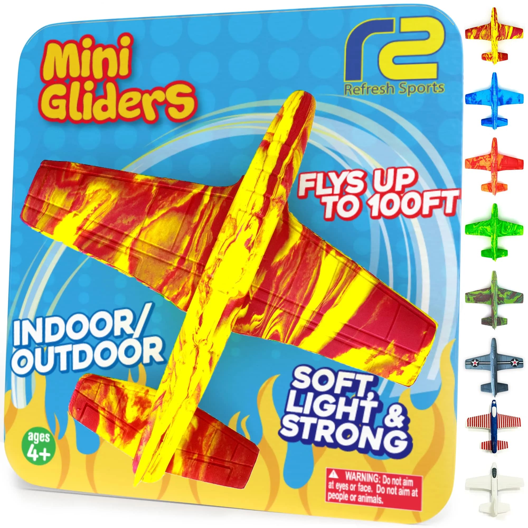 Refresh Sports EVA Foam Glider Plane for Kids | Outdoor Toys for Ages 4+ Year Old Boys & Girls - main product image