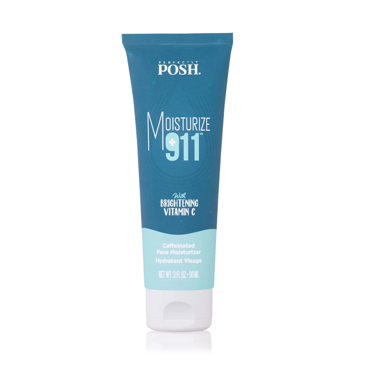 Perfectly Posh Moisturize 911 Caffeinated Face Moisturizer 90 ml | Energizes Tired Skin, Long-Lasting Hydration