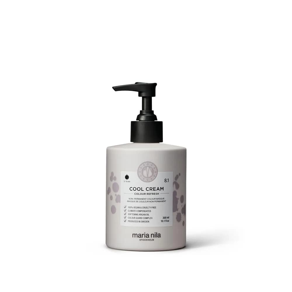 Maria Nila Color Refresh Cool Cream Color Depositing Mask 300ml | Nourishing, Semi-Permanent Blonde Toner with Argan Oil - main product image