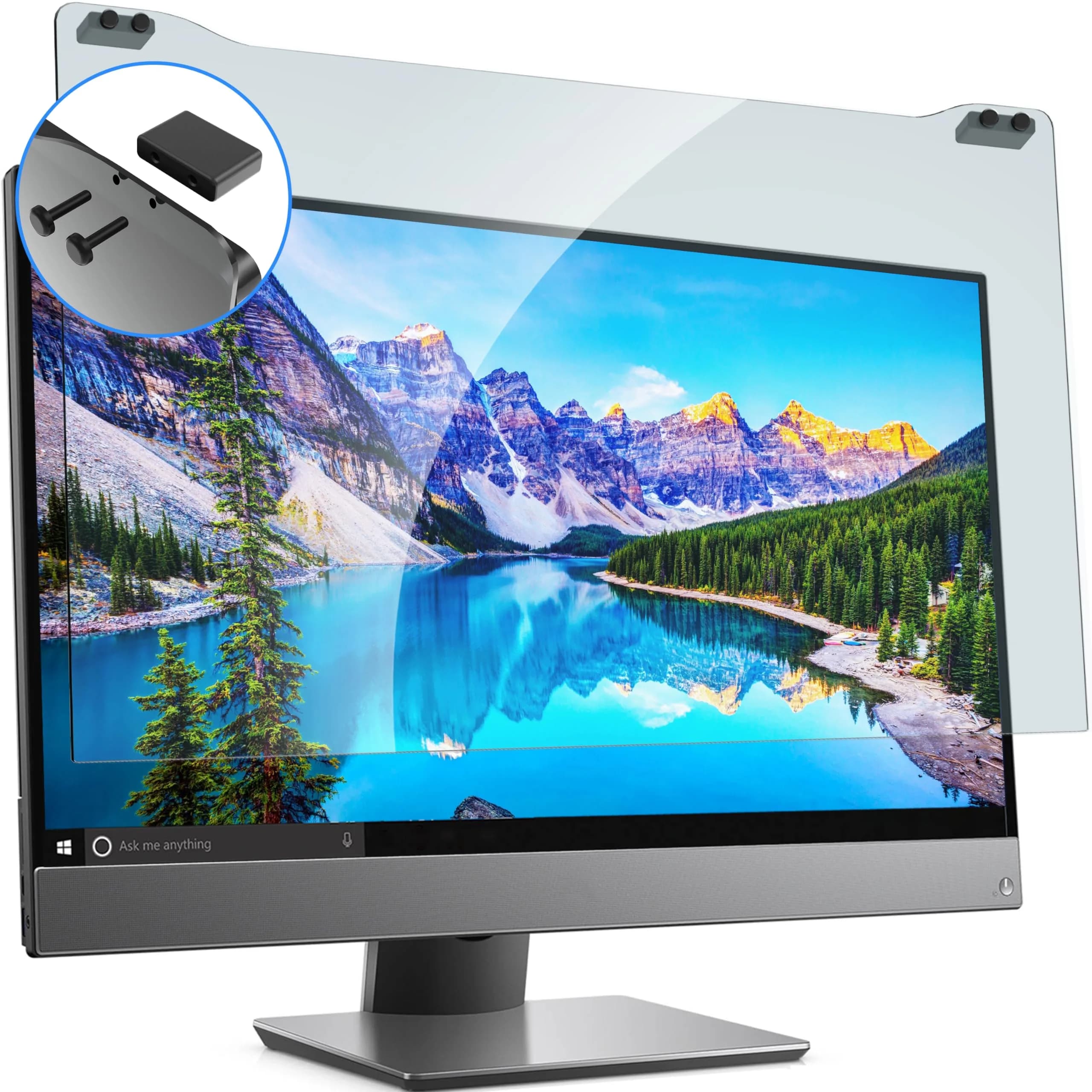 ZYY Anti Blue Light Screen Protector for 23-24 Inch Monitors | Blocks 99% UV, 90%+ Blue Light - main product image