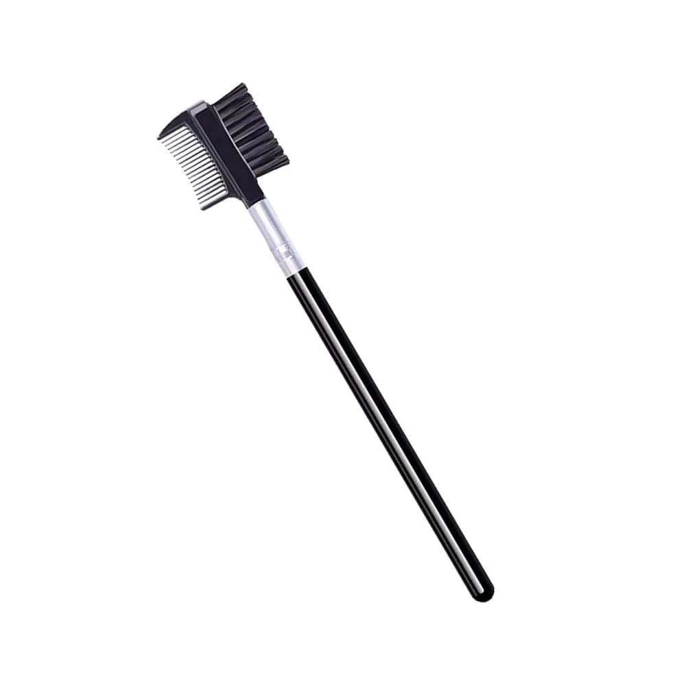 LOOKSEVEN Eyelash Comb and Eyebrow Brush Set | Double Head Design for Precise Grooming - main product image