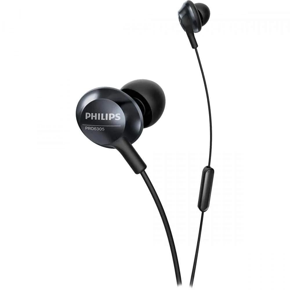 PHILIPS Pro Wired Earbuds with Microphone 8.6mm Hi-Res Audio | Comfortable & Durable
