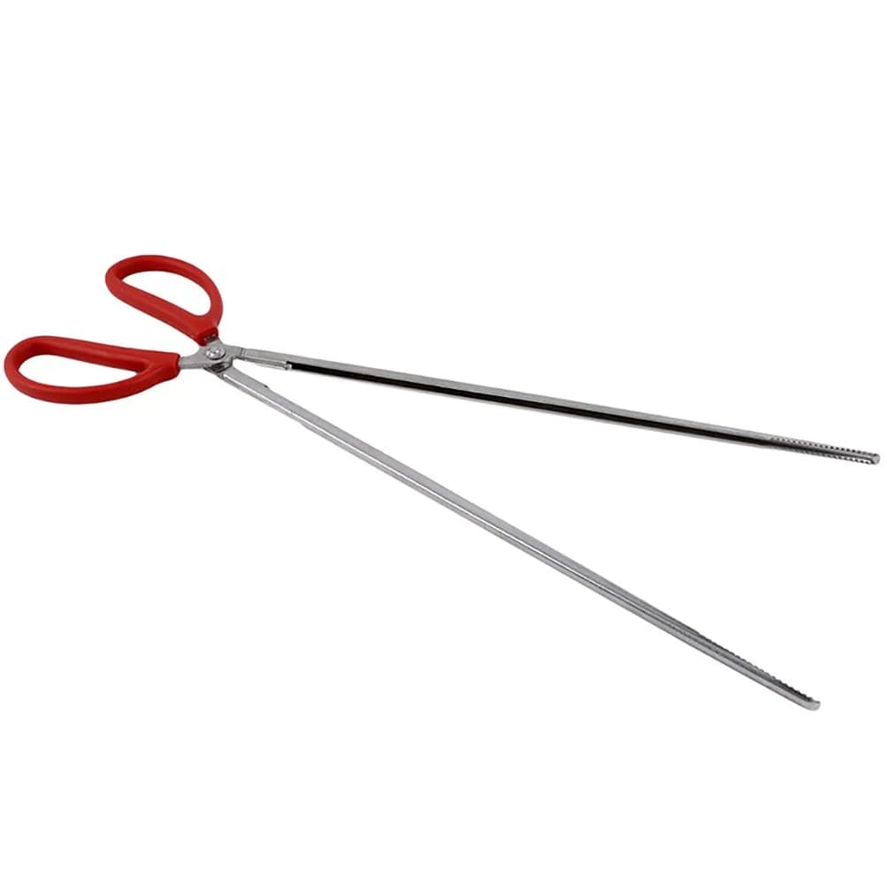 Goeielewe Multi-Function Clip Scissor Tongs with Curved Head, 37cm (14.5 Inches) | Secure Grip for Marine Creatures