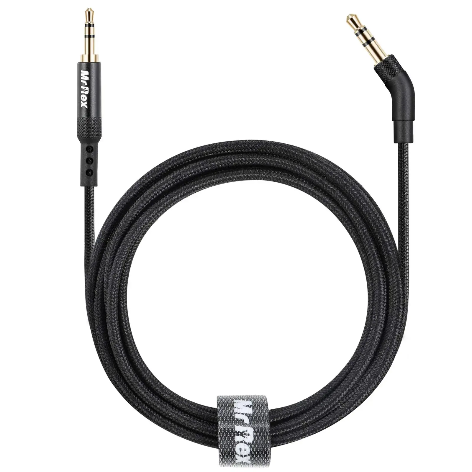 Mr Rex Nylon Braided 2.5mm to 3.5mm Audio Aux Cable 1.5m (5ft) | Superior Sound Quality for Bose, JBL, AKG Headphones - main product image