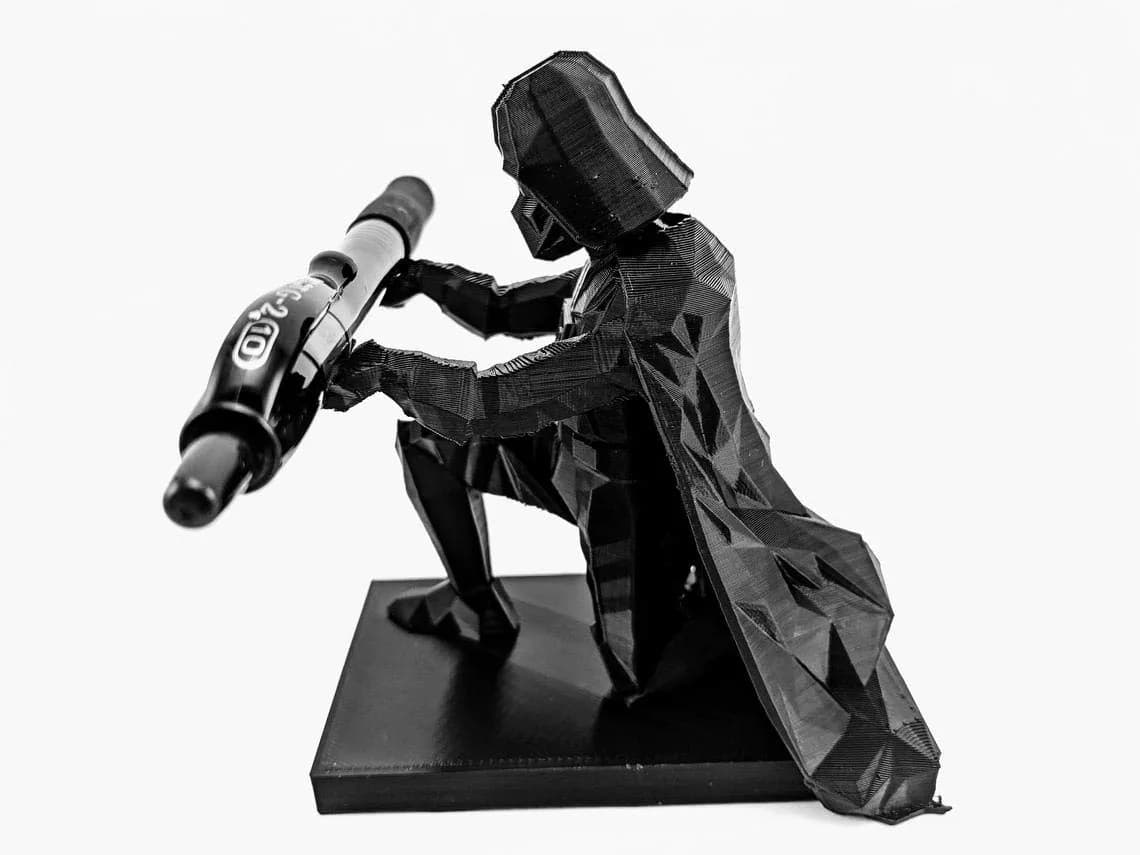 NovelStuffs Darth Vader Pen Holder | 3D Printed PLA Office Organizer - main product image
