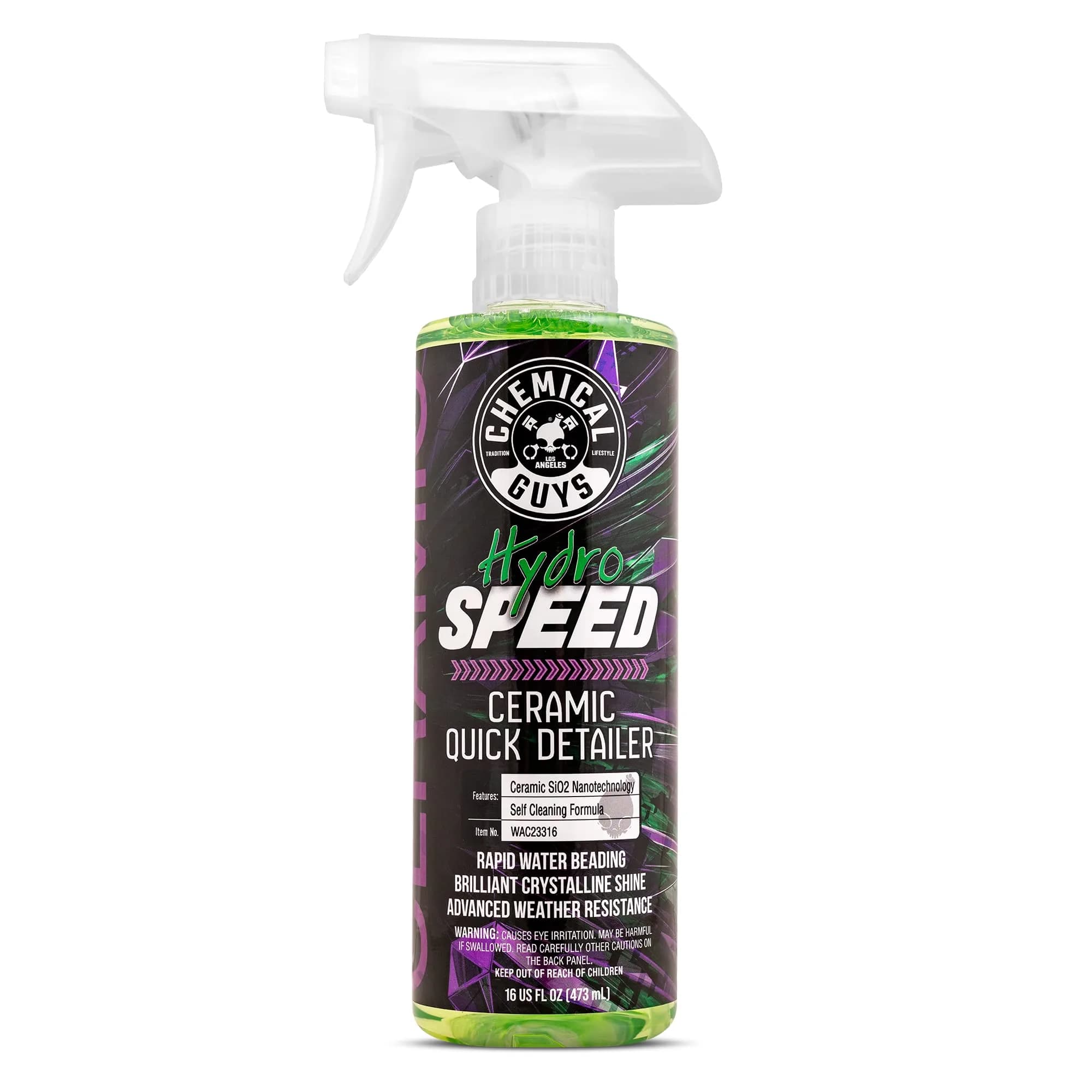 Chemical Guys HydroSpeed Ceramic Quick Detailer Spray 16 oz | Hydrophobic Gloss & Protection - main product image