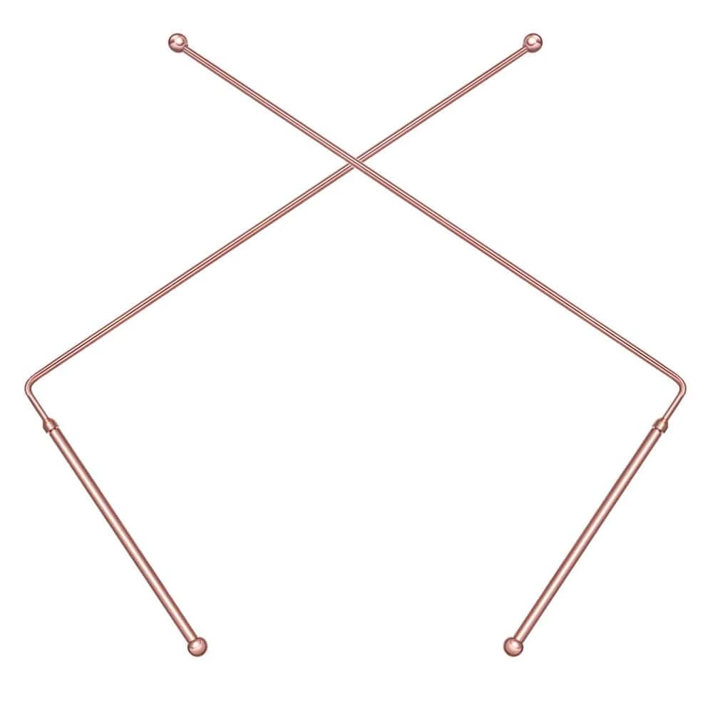 IXGNIJ 99.9% Copper Dowsing Rods - 2PCS Divining Rods, 25.4cm (10") Length x 1.27cm (0.5") Diameter | For Water, Treasure & Paranormal Investigation - main product image