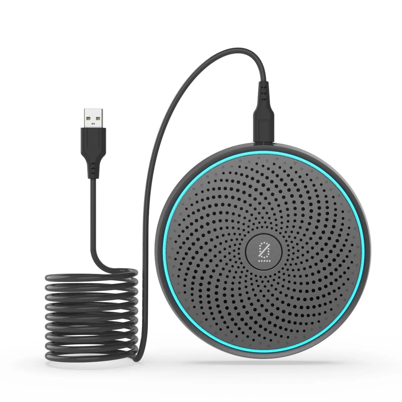 ANSTEN Conference USB Microphone, Omnidirectional Condenser PC Mic with Mute Function | 50g (1.76oz) - main product image