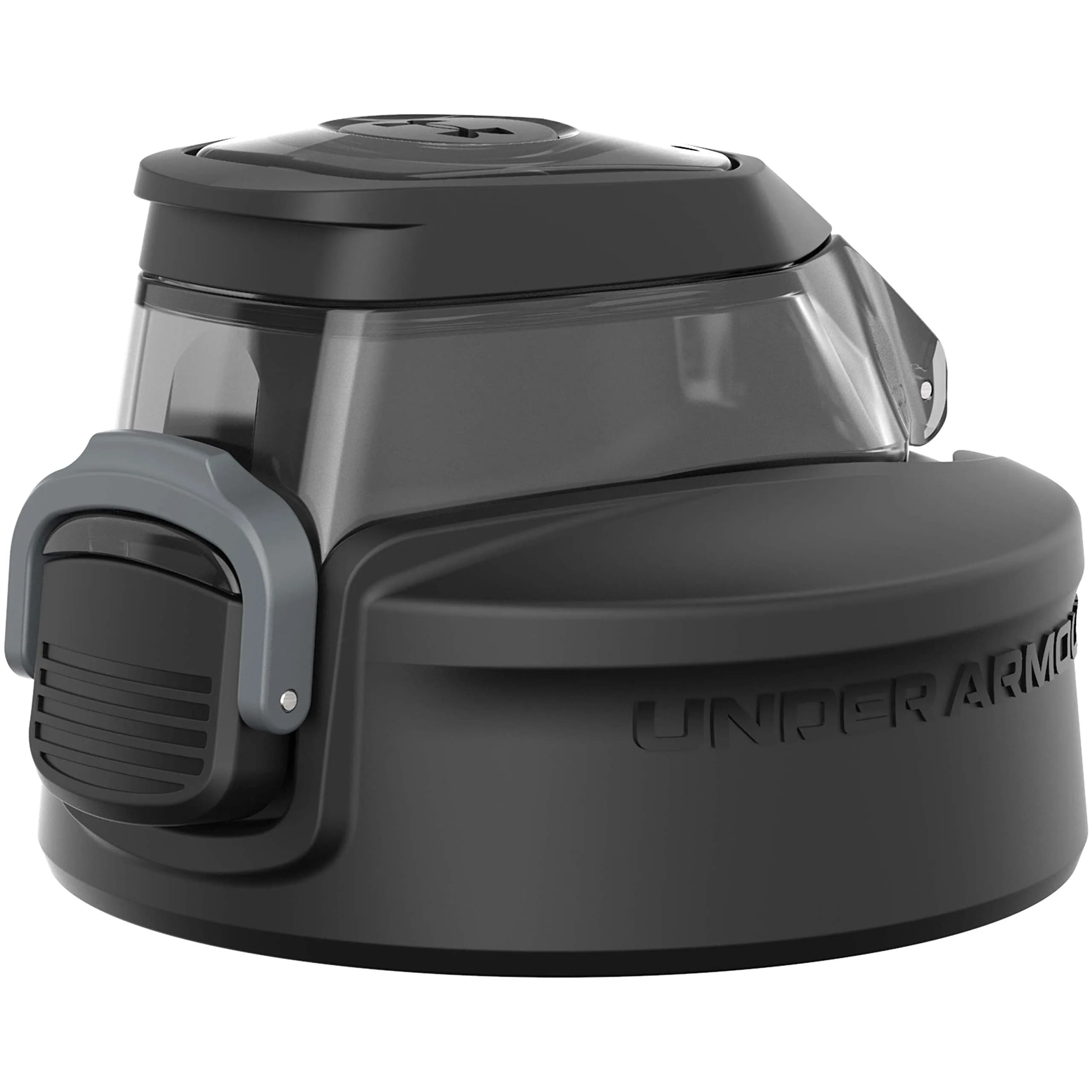 Under Armour Replacement Rise Lid Black | Self-Draining, Leak-Resistant, Compatible with UA Water Bottles