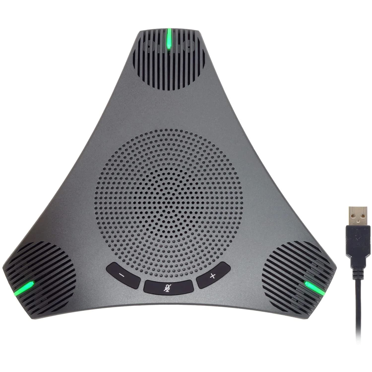 PolaTab Q95 mini Conference Speaker and Microphone | USB Speakerphone with USB Hub & Noise Reduction - main product image