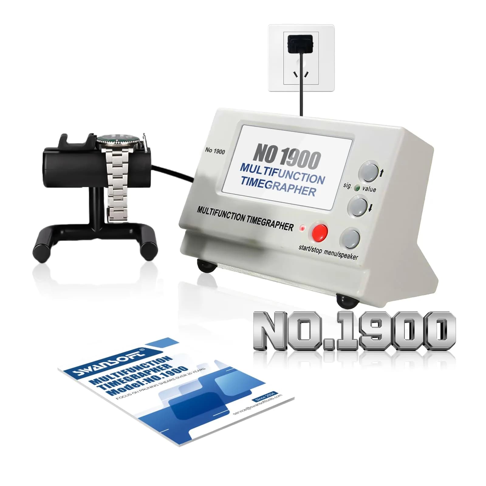 SWANSOFT Timegrapher No.1900 | Multifunctional Watch Tester for Mechanical Watches - main product image