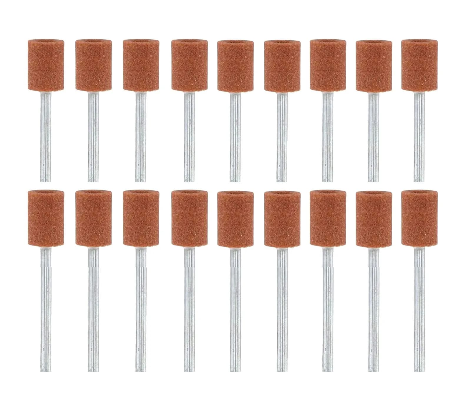 Luo ke 18 Pcs 1/8'' Shank Aluminum Oxide Rotary Grinding Stone Sets for Metal & Non-Metal Polishing - main product image