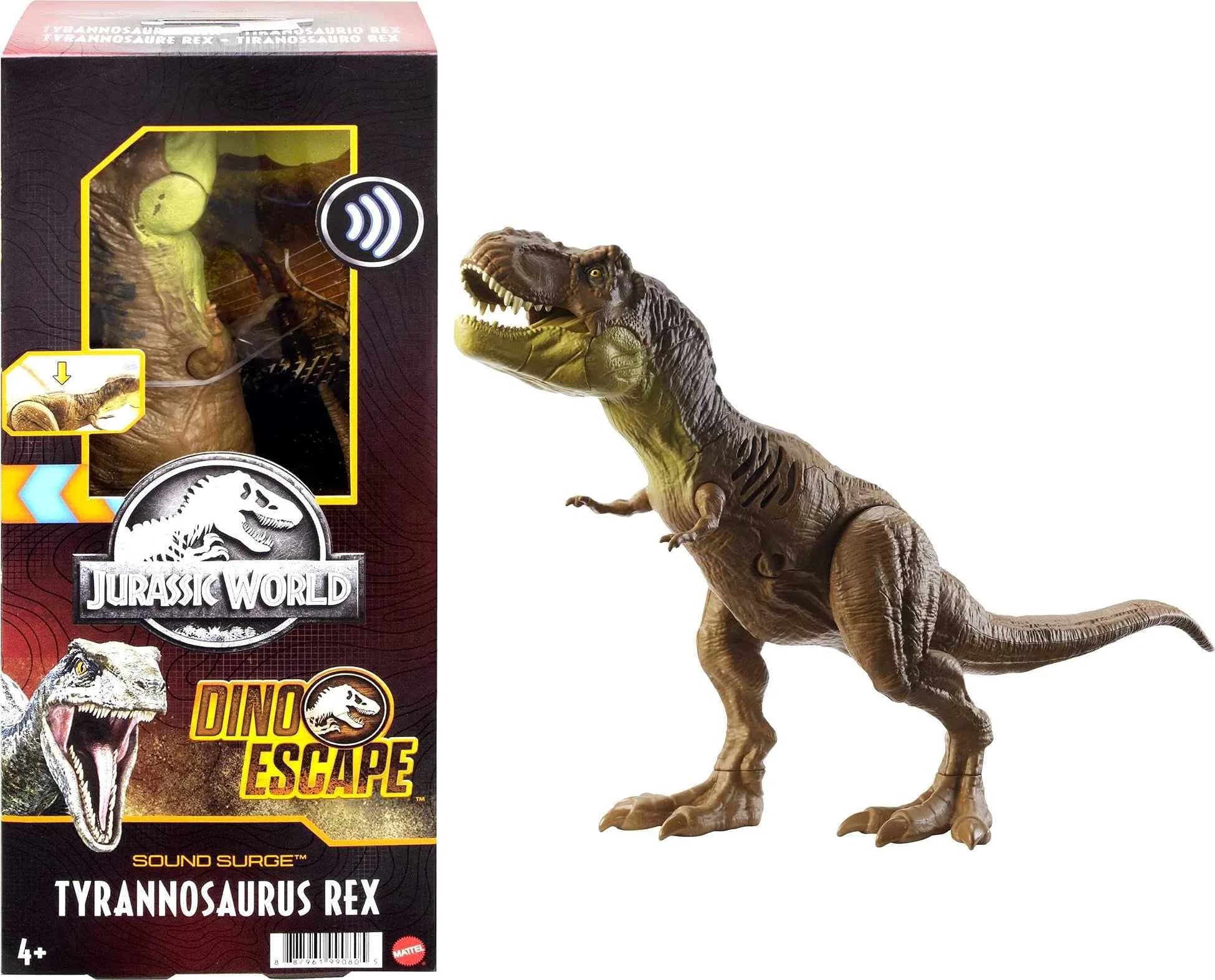 Mattel Jurassic World Sound Surge Tyrannosaurus Rex 30.48 cm (12 in) | Movie-Inspired Action Figure with Roaring Sounds - main product image