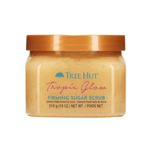 Tree Hut Tropic Glow Sugar Body Scrub with Shea Butter, 510g (18 oz) | Exfoliating & Hydrating for Smooth Skin - main product image