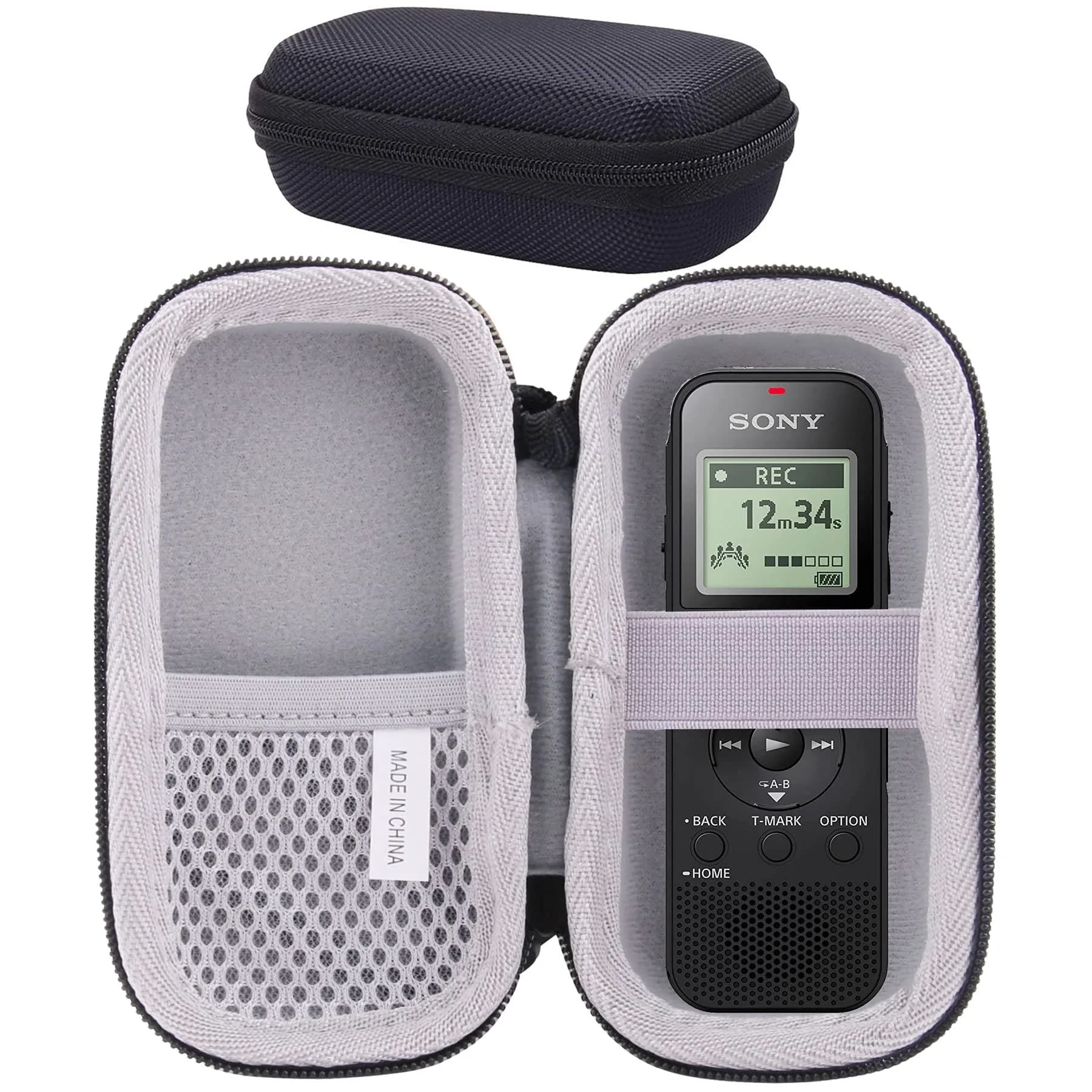 JINMEI Hard EVA Dedicated Case for Sony ICD-PX370/PX470/PX570 Mono Voice Recorder 32GB | Shockproof & Water-Resistant