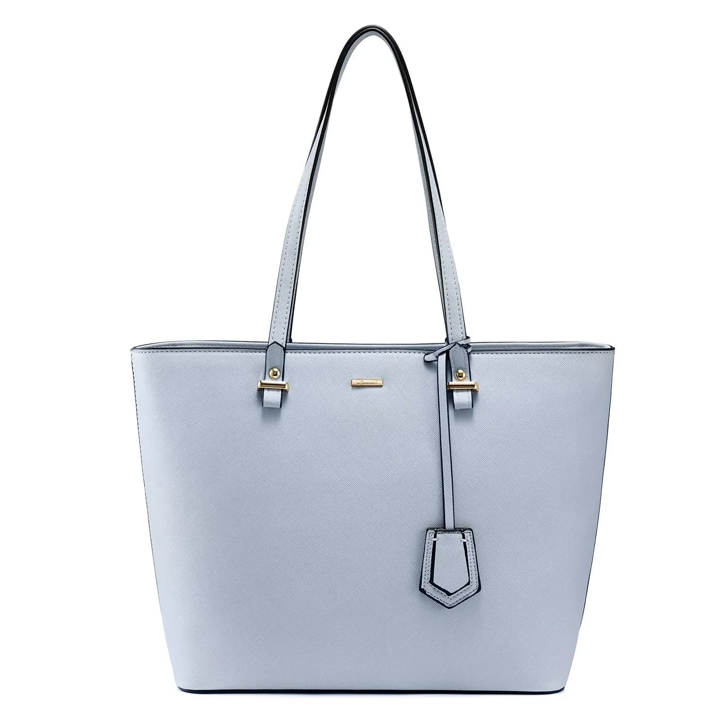 LOVEVOOK Tote Bag for Women Large Cross-Textured Synthetic Leather | Stylish & Durable - main product image