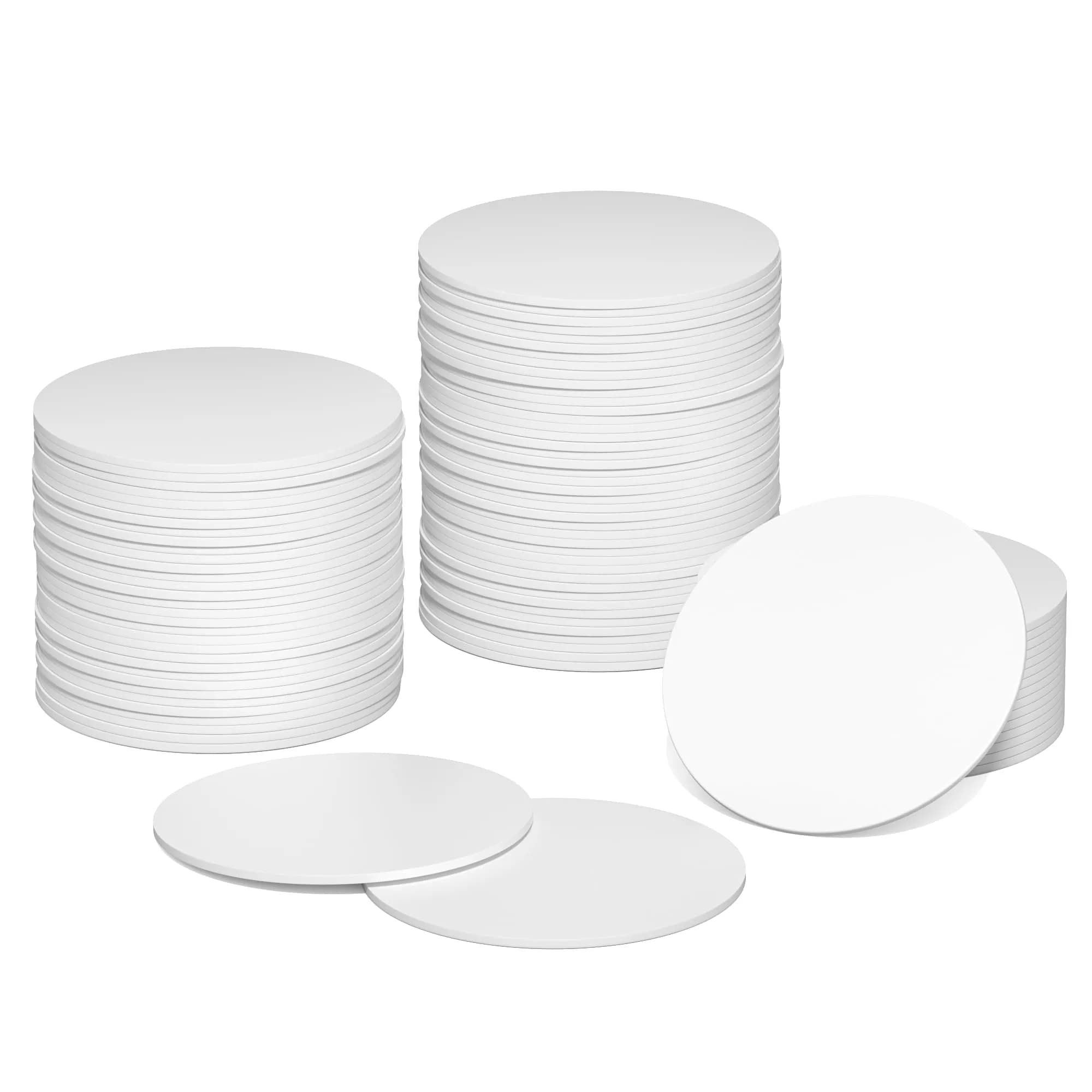 sanpopo NTAG215 NFC Tags 10PCS Round Coin Cards, 504 Bytes Memory | Work with All NFC-Enabled Devices - main product image