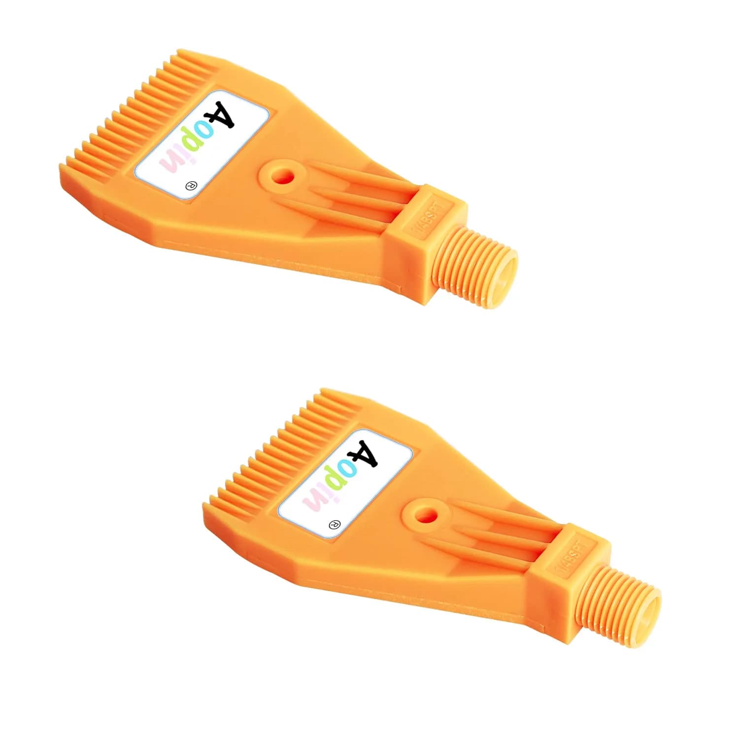 Aopin G1/4 Male ABS Wind Nozzle - Flat Air Jet for Dust Removal & Drying, 2 Pcs | Durable, Acid-Resistant, Easy to Screw