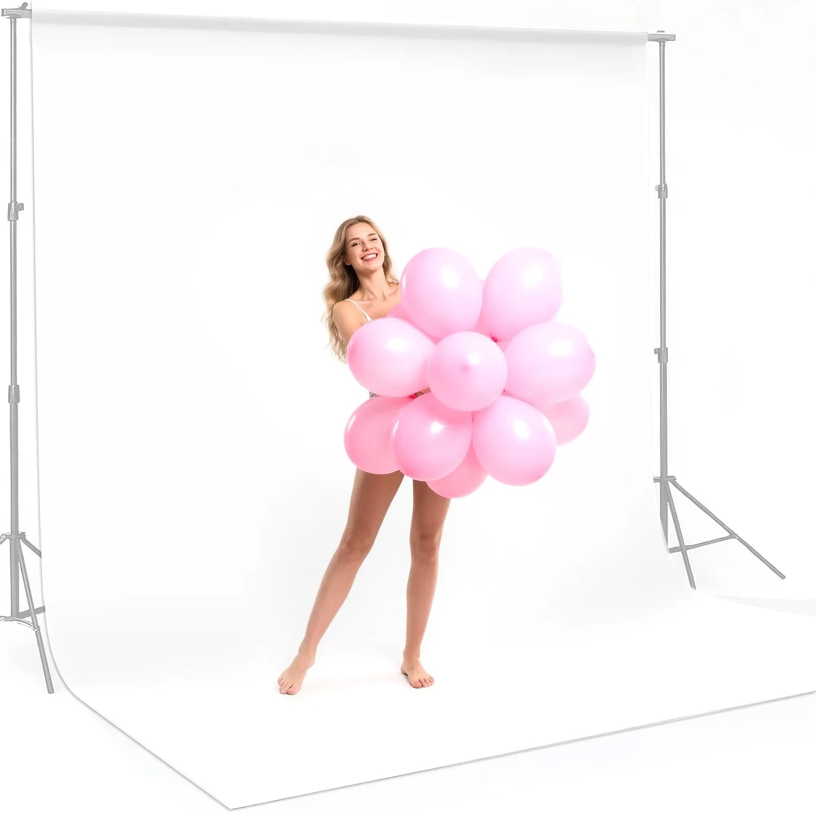 CPLIRIS 10x20ft White Backdrop for Photography | Thick Polyester, Seamless & Wrinkle-Resistant