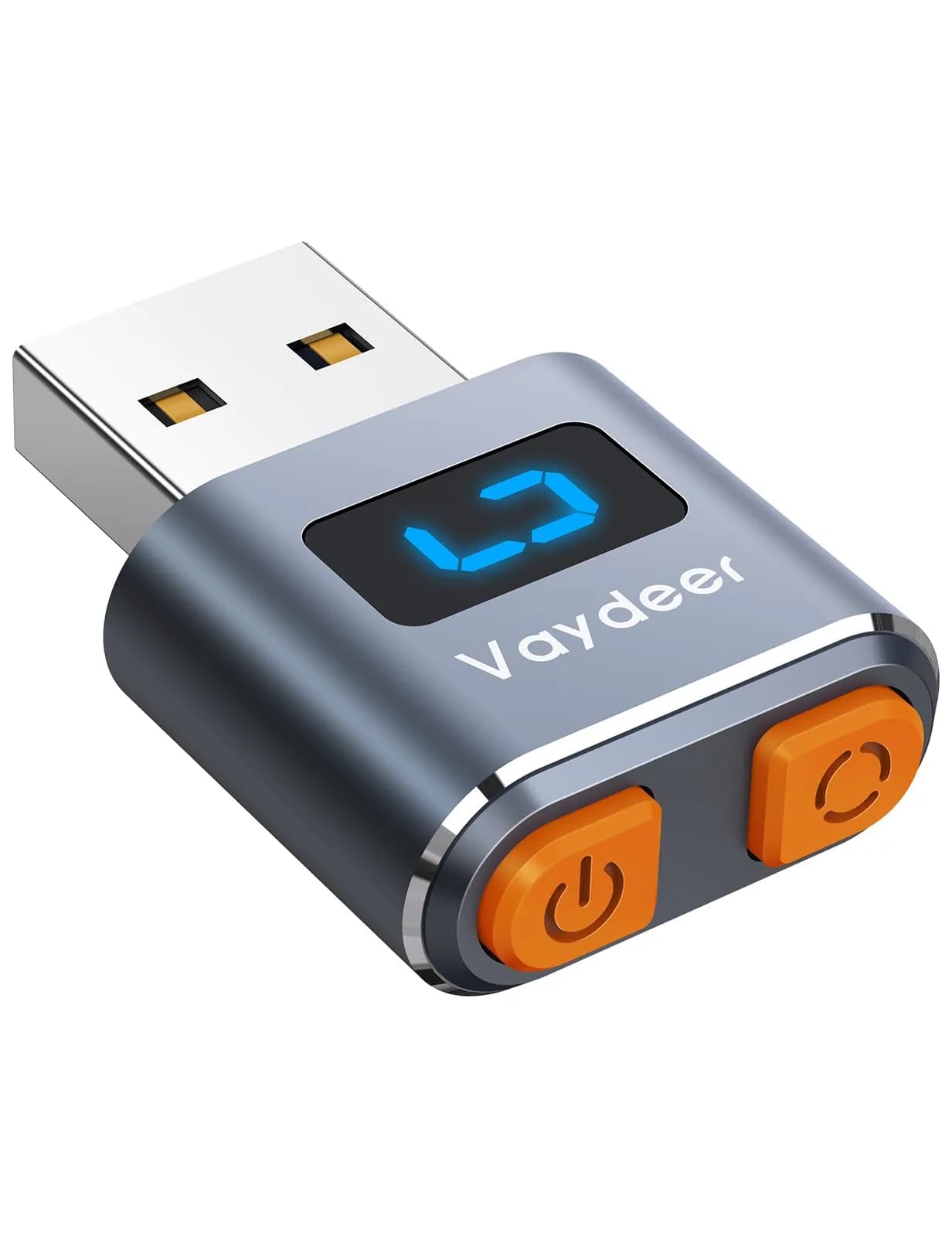 Vaydeer T3s Mouse Jiggler USB Mouse Mover | Undetectable, Aluminum Alloy, 3 Random Tracks - main product image