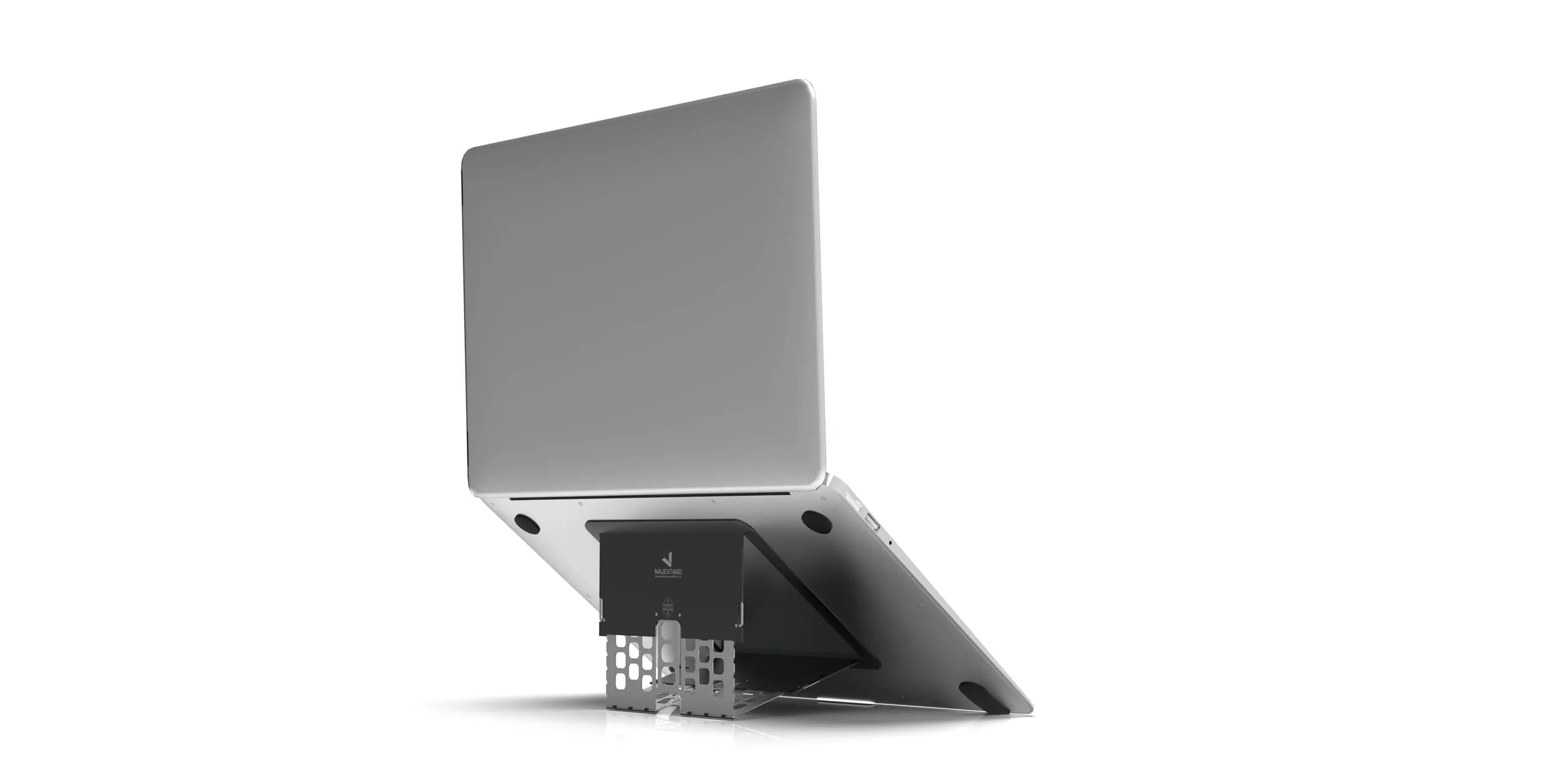 MAJEXTAND Paper-Thin Laptop Stand 6-Height Adjustable | Portable Ergonomic Ventilated Support - main product image