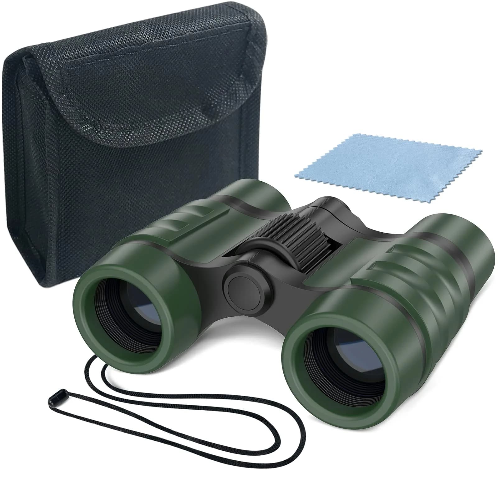ESSENSON Kids Binoculars Green 4x30mm (0.15 kg) | Educational Nature Exploration Toy - main product image