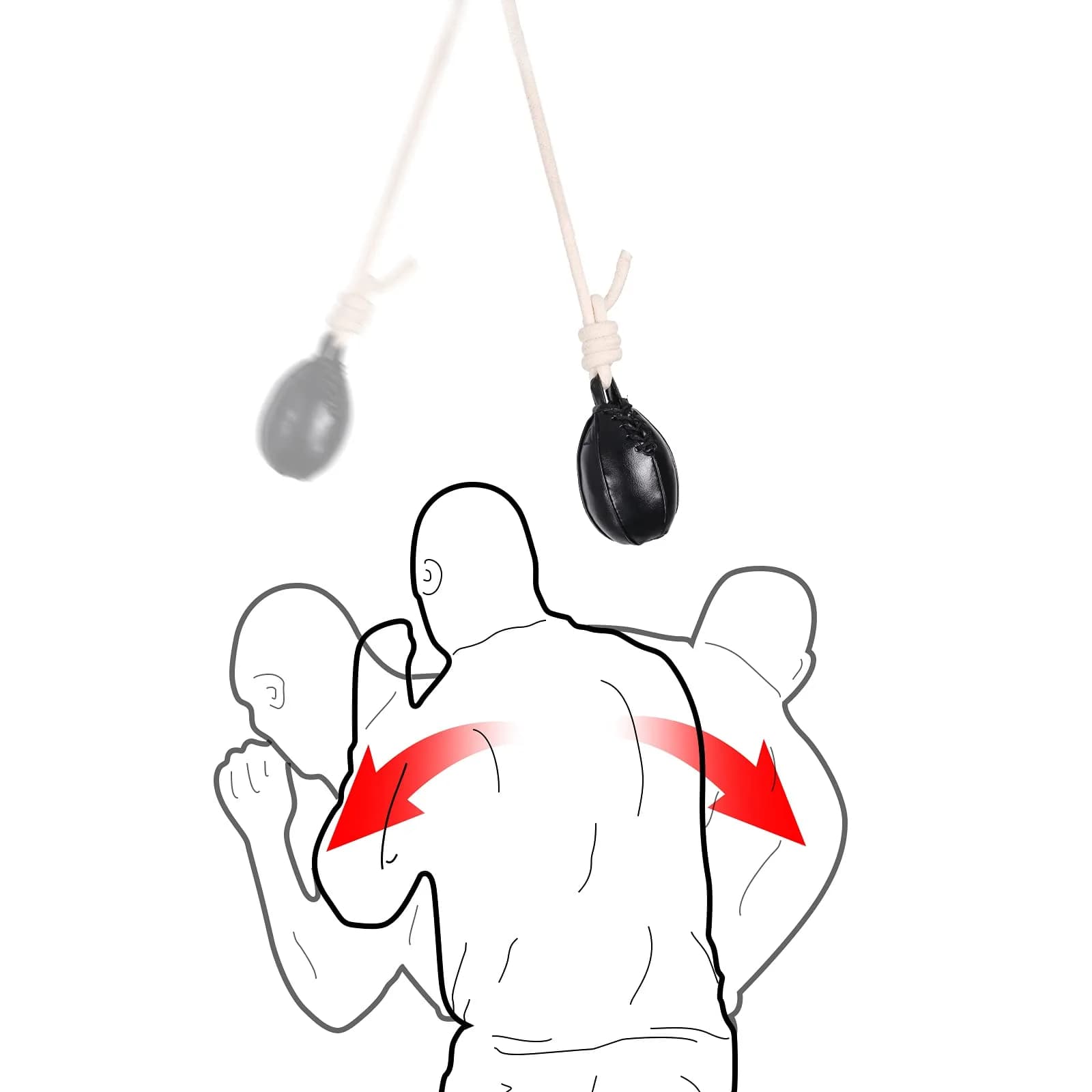 INNOLIFE Boxing Slip Bag Small | Reflex & MMA Training Speed Ball - main product image