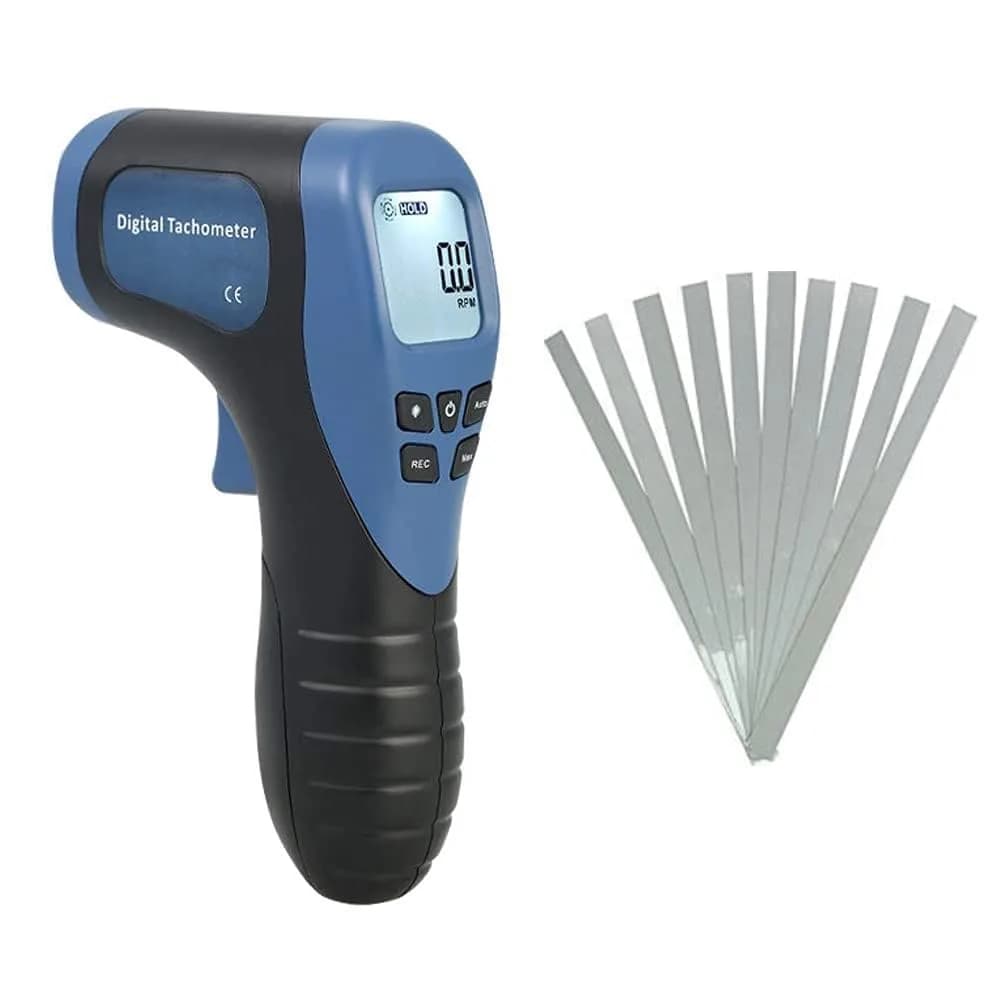 Thsinde Handheld Digital Laser Tachometer Non-Contact RPM Meter 99999RPM | Accurate Speed Measurement - main product image