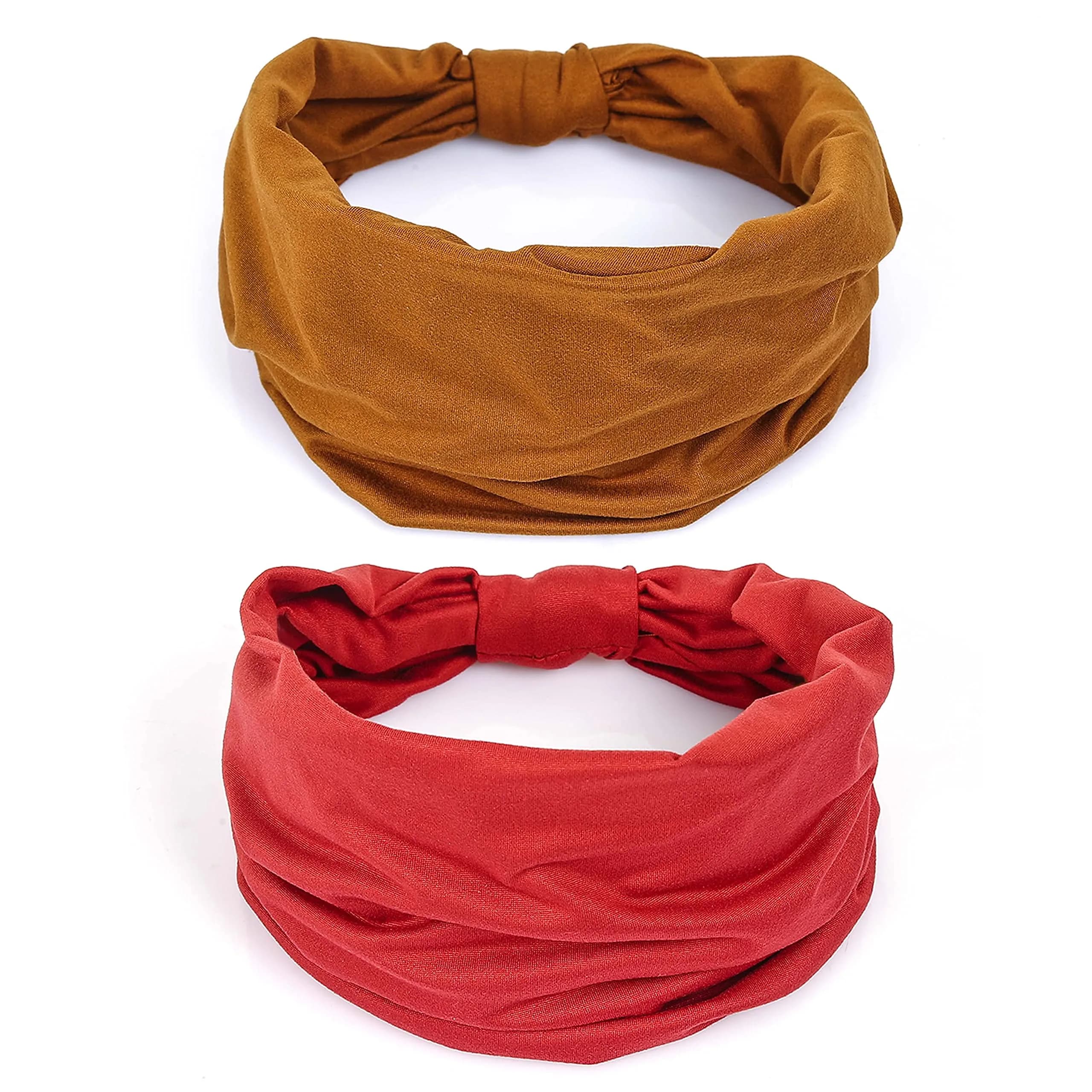 GiLi 6 Pack Wide Headbands for Women 5.5-inch | Non Slip, Soft Elastic, Sweat-Wicking Head Wraps