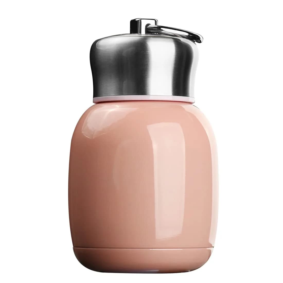 Comeon 7oz Mini Stainless Steel Water Bottle Vacuum Insulated Mug, Pink | Keeps Drinks Hot & Cold 6hrs - main product image