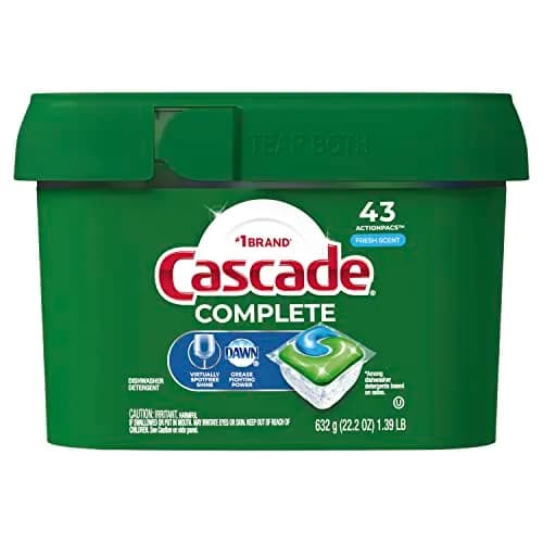 Cascade Complete Dishwasher Pods 103 Count | Grease Fighting Power for Sparkling Dishes - main product image