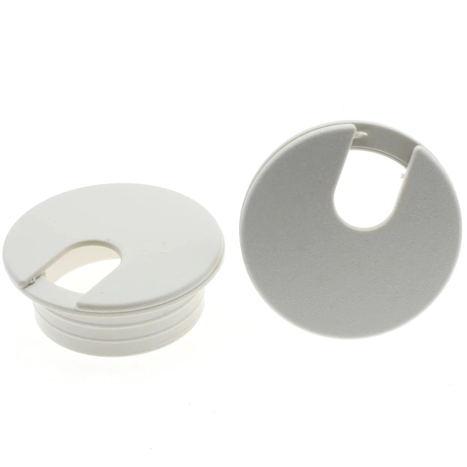 LBTODH White 2 Pcs Desk Grommet 35mm (1-3/8 Inch) | Cable Management Hole Cover for Computer Tables - main product image