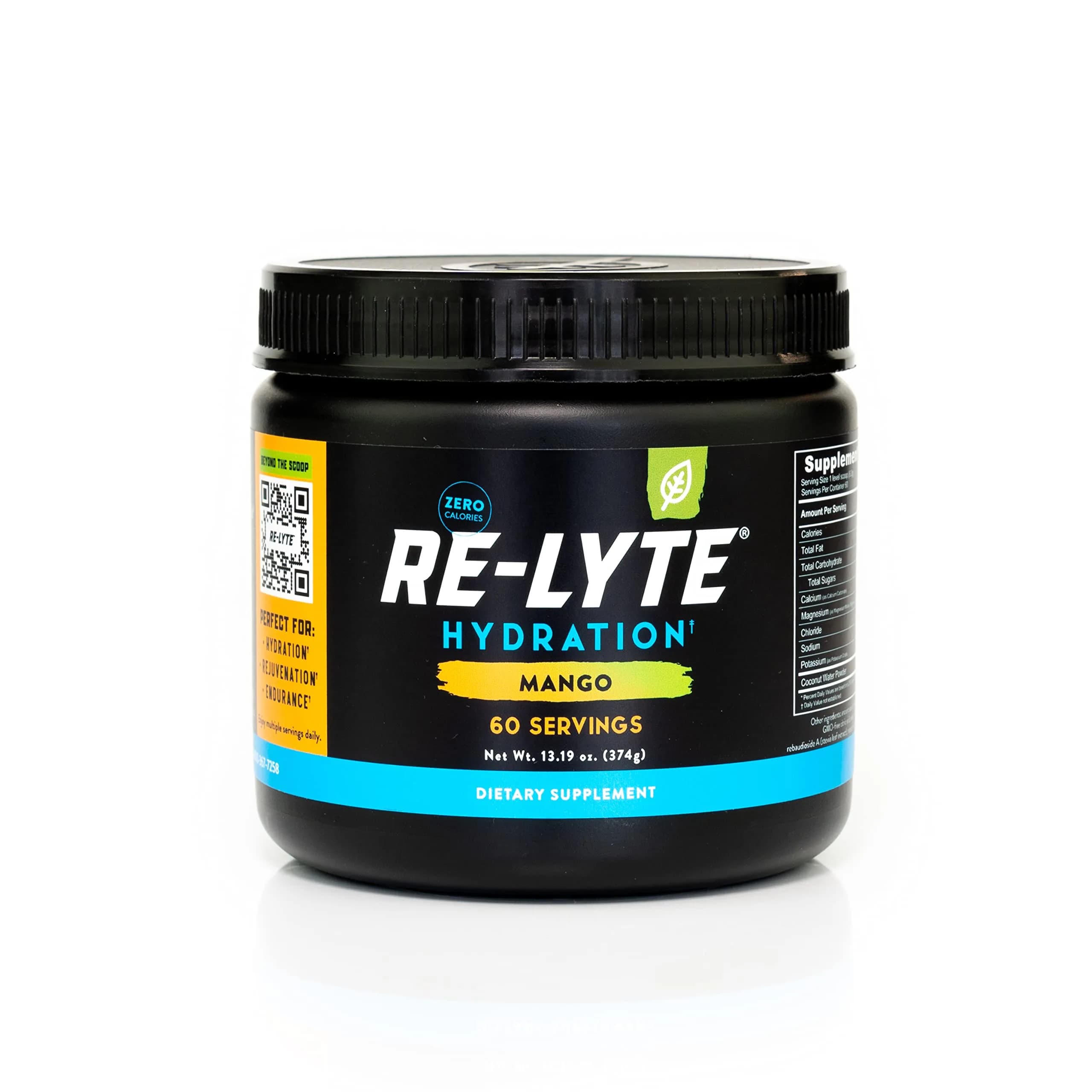 REDMOND Re-Lyte Hydration Electrolyte Powder Mix Mango (60 Servings) | Best Electrolyte Powder for Hydration - main product image