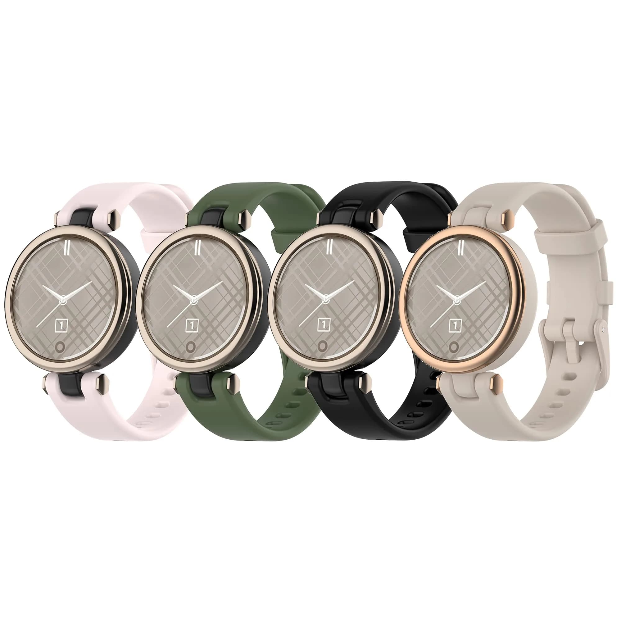 Bangyee Silicone Watch Band for Garmin Lily Smartwatch | 4-Pack, Adjustable, Swim-Ready | Fits 5.5-8.7 inch Wrists - main product image