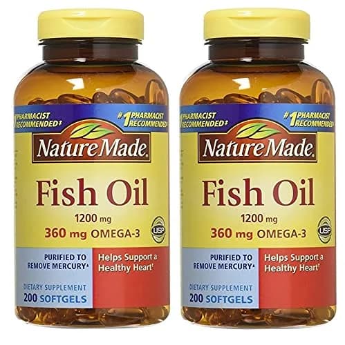 Nature Made Fish Oil 1200mg with Omega-3 | Supports Heart & Brain Health (70-120 chars)