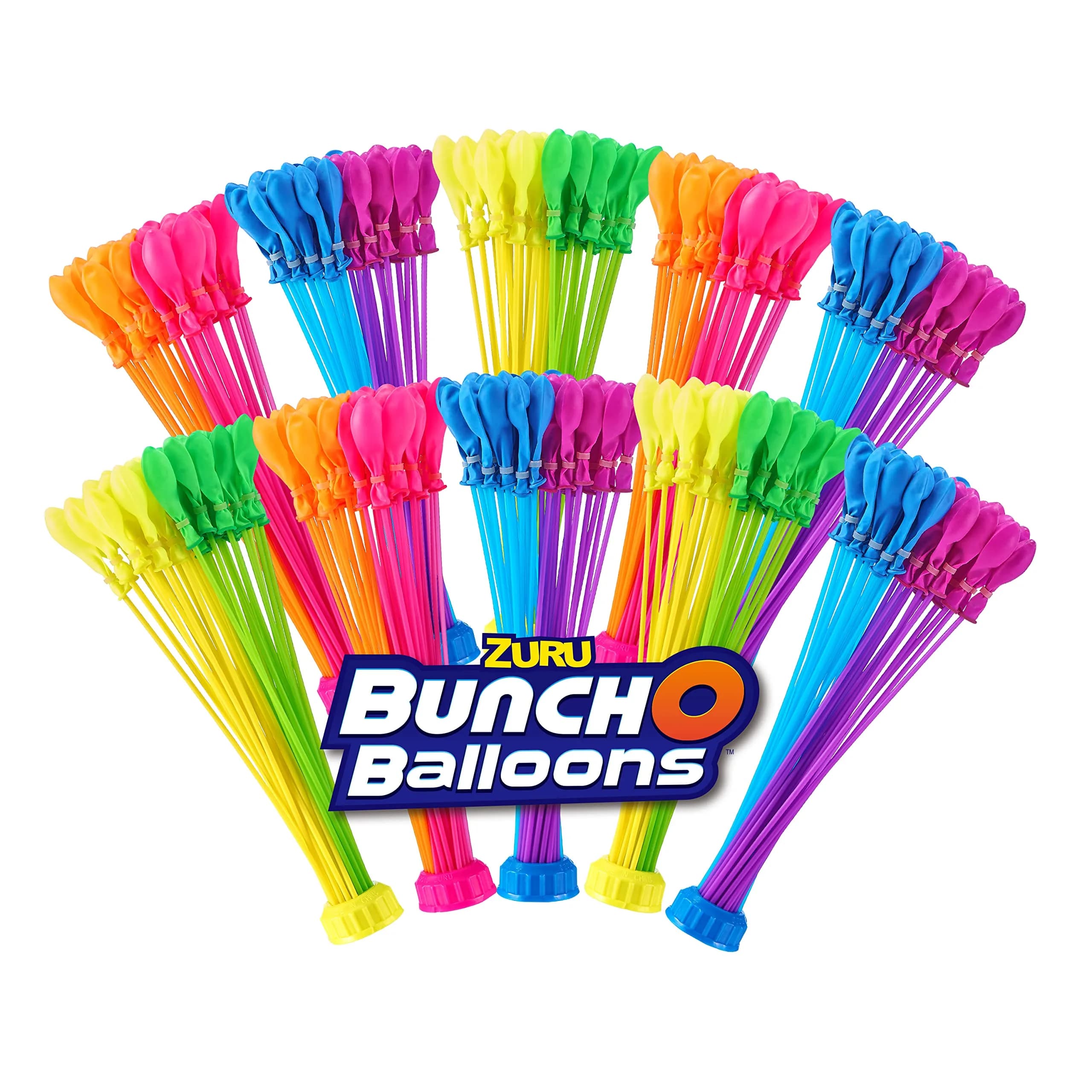 Bunch O Balloons Neon Splash Water Balloons (10 Pack, 350+ Count) | Fill 100 in 60 Seconds - main product image